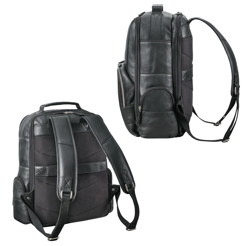 "Tatum" Vintage Leder Rucksack Herren Laptop 15 - 16 Zoll Groß Herren