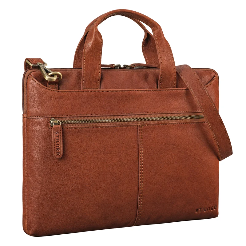 "Ross" Vintage Laptoptasche 13,3 Zoll Schmal