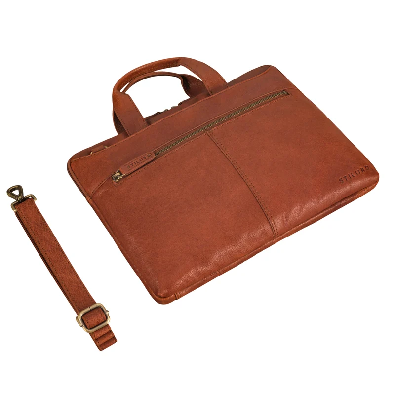 "Ross" Vintage Laptoptasche 13,3 Zoll Schmal
