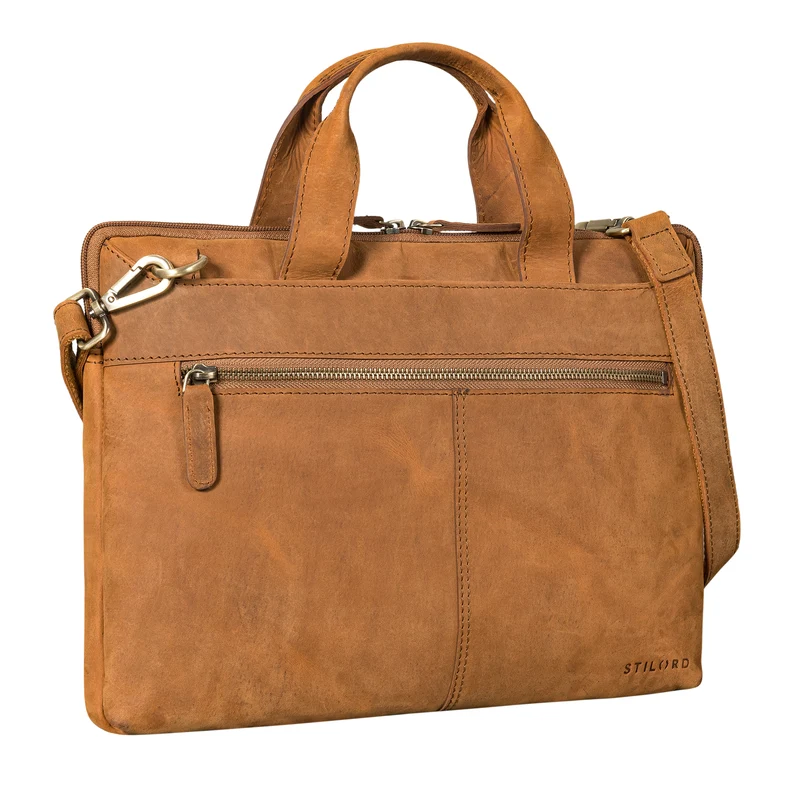 "Ross" Vintage Laptoptasche 13,3 Zoll Schmal