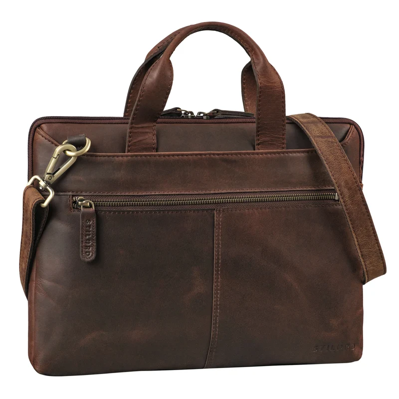"Ross" Vintage Laptoptasche 13,3 Zoll Schmal