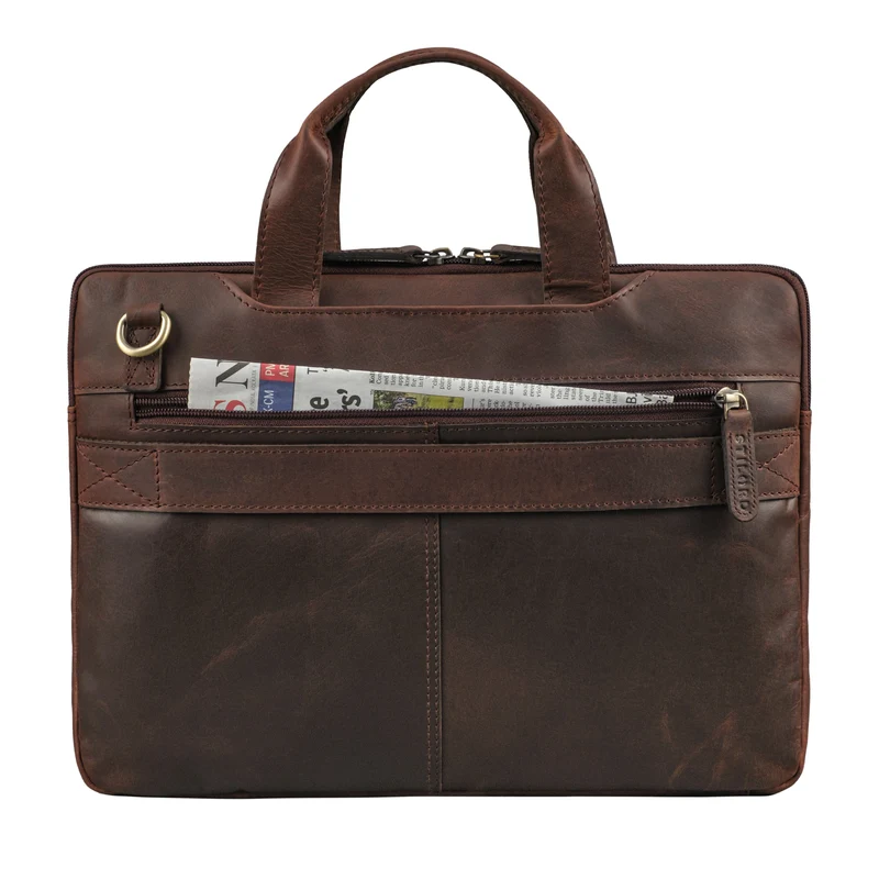 "Ross" Vintage Laptoptasche 13,3 Zoll Schmal