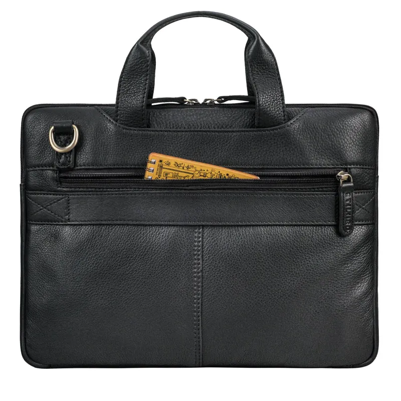 "Ross" Vintage Laptoptasche 13,3 Zoll Schmal