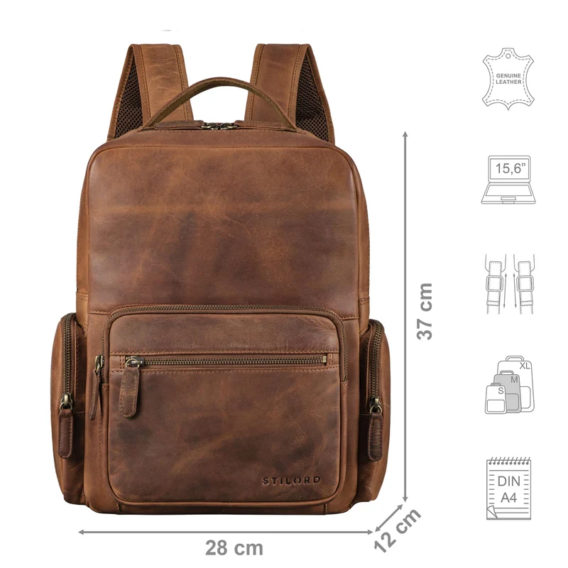"Raphael" Business Lederrucksack Groß