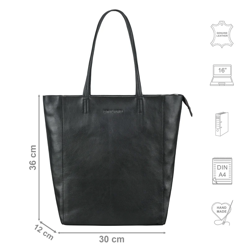 "Chelsea" Vintage Shopper Leder Handtasche Damen Groß