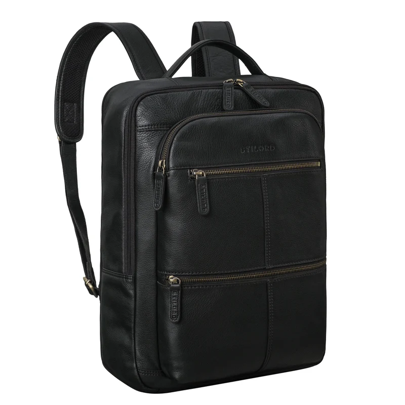 "Coryo" Laptop Rucksack Leder Groß