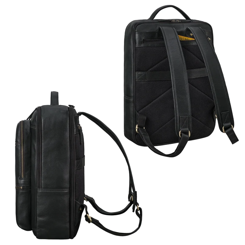 "Coryo" Laptop Rucksack Leder Groß