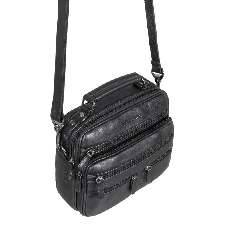"Veland" Vintage Messenger Bag für Herren Echtleder