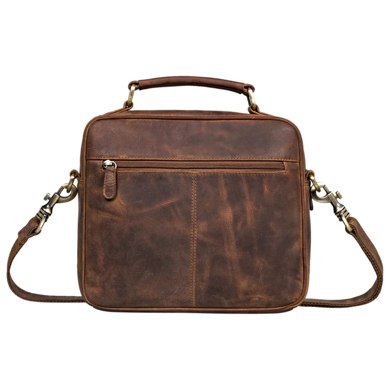 "Veland" Vintage Messenger Bag für Herren Echtleder