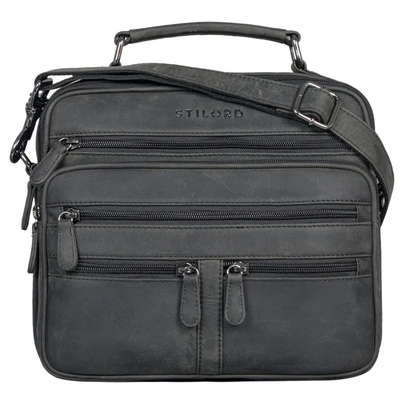 "Veland" Vintage Messenger Bag für Herren Echtleder