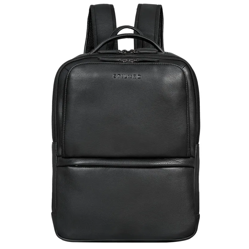 "Albert" Moderner Business Rucksack Leder 17 Zoll Laptopfach Herren