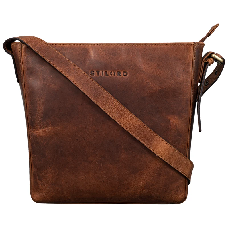 B-WARE "Elaine" Ledertasche zum Umhängen Damen