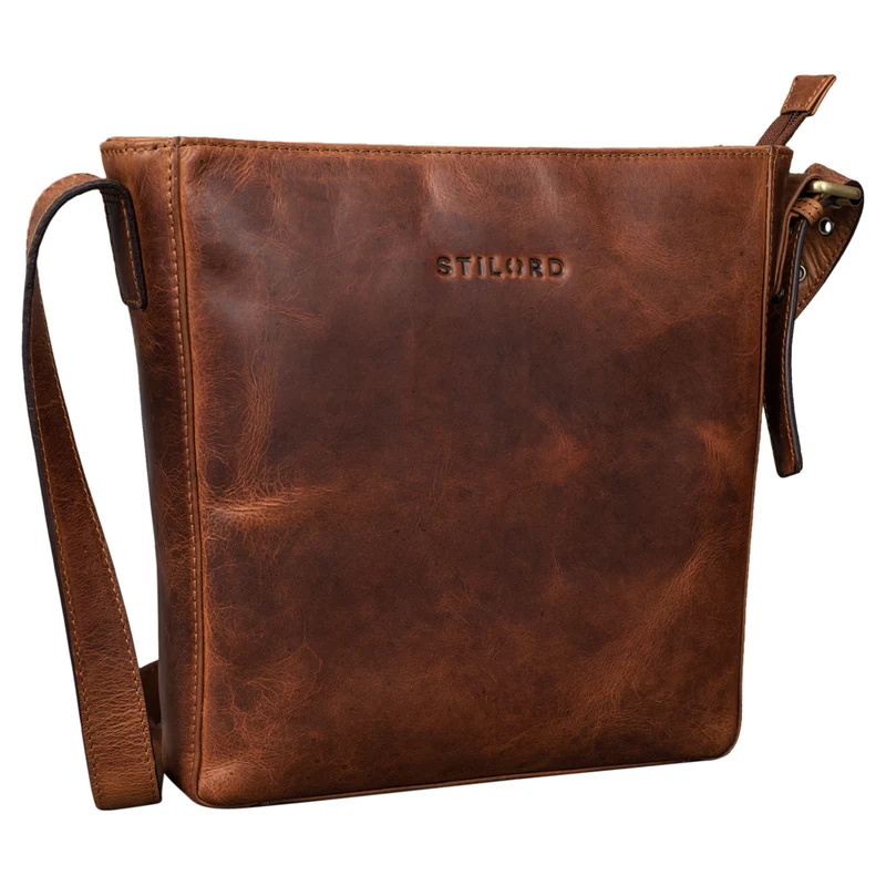 B-WARE "Elaine" Ledertasche zum Umhängen Damen
