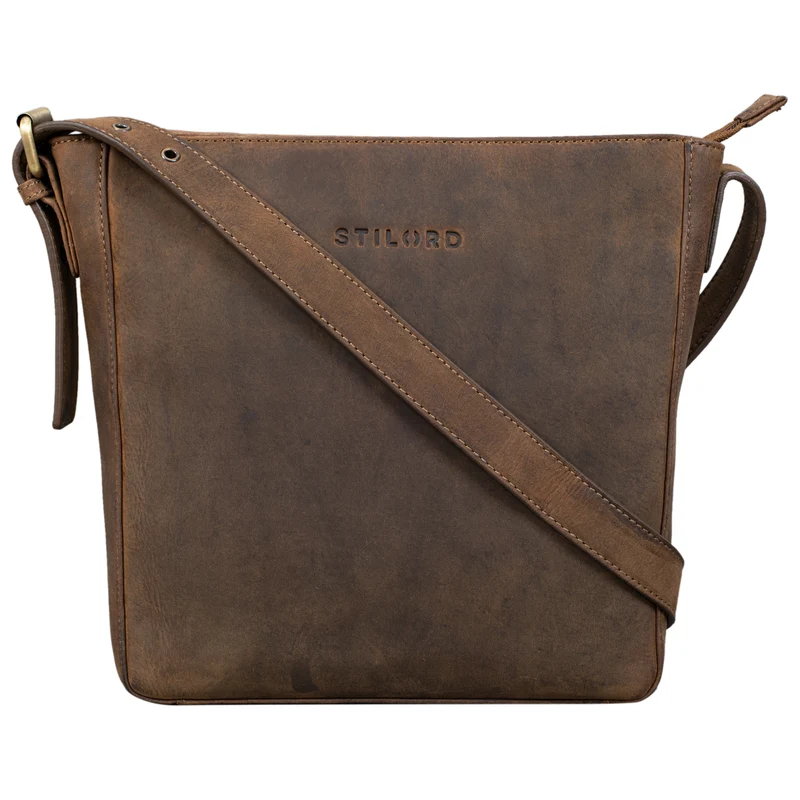 B-WARE "Elaine" Ledertasche zum Umhängen Damen