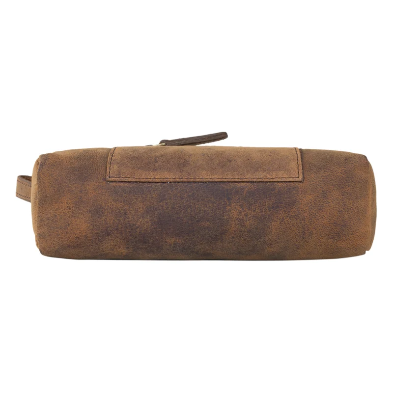 "Ted" Vintage Federpenal Etui Leder klein Unisex