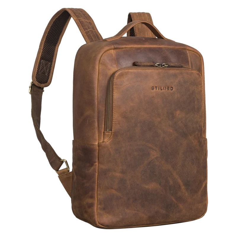 "Sören" Business Rucksack Leder mit Laptop-Fach 15 - 16 Zoll Leder