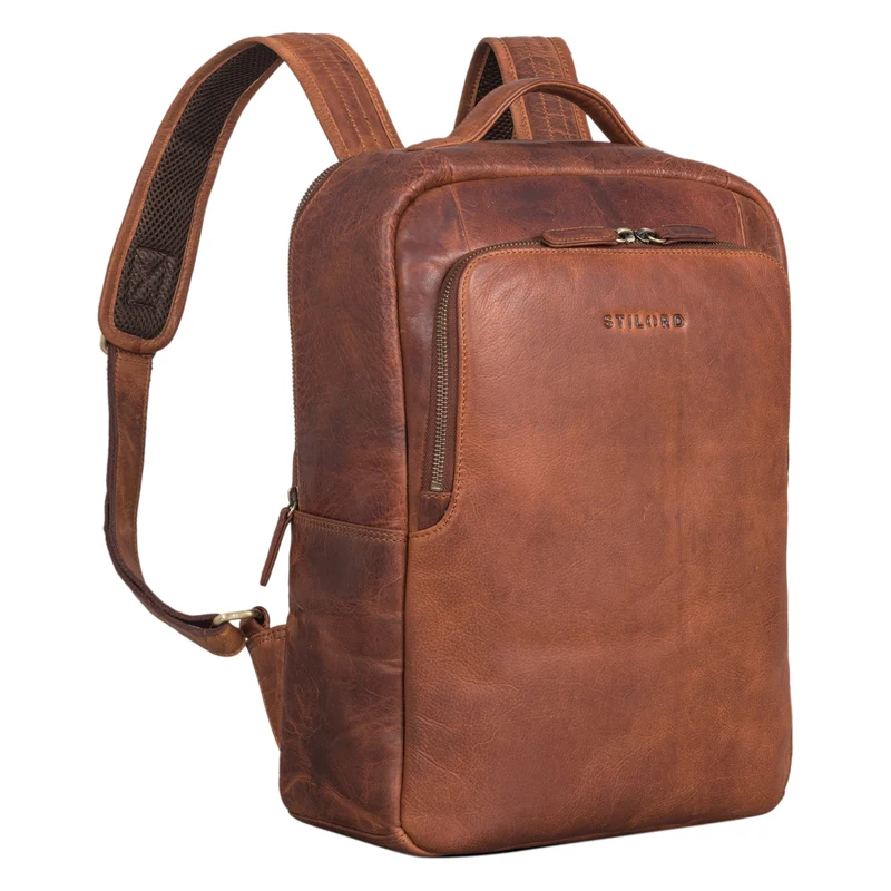 "Sören" Business Rucksack Leder mit Laptop-Fach 15 - 16 Zoll Leder