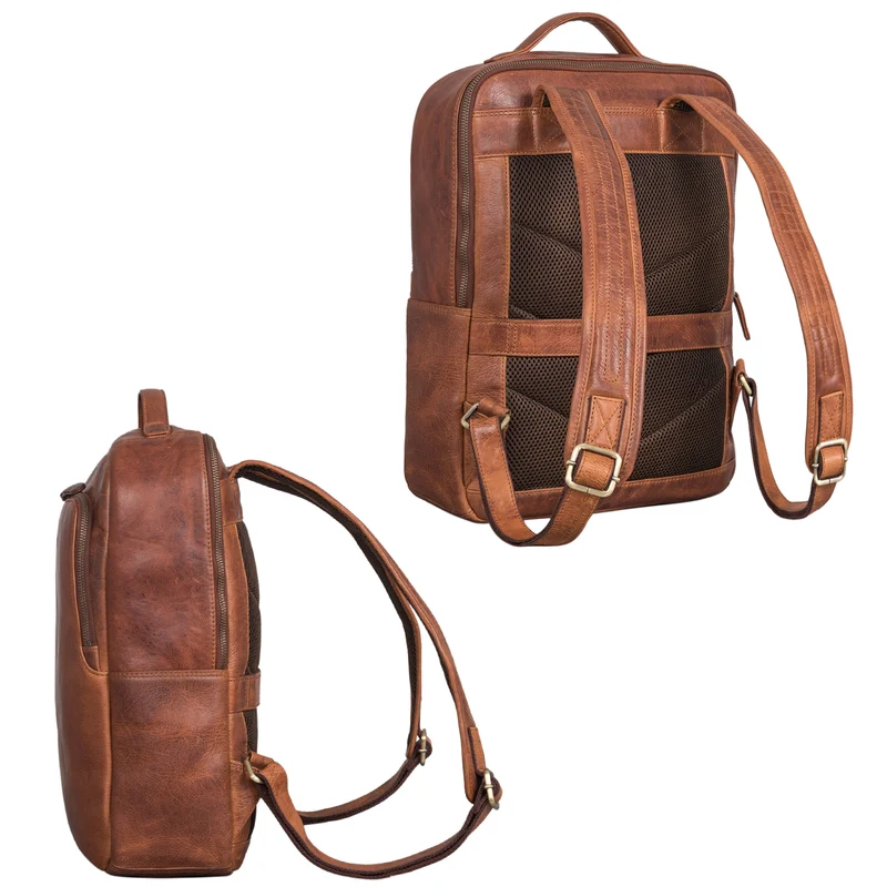 "Sören" Business Rucksack Leder mit Laptop-Fach 15 - 16 Zoll Leder