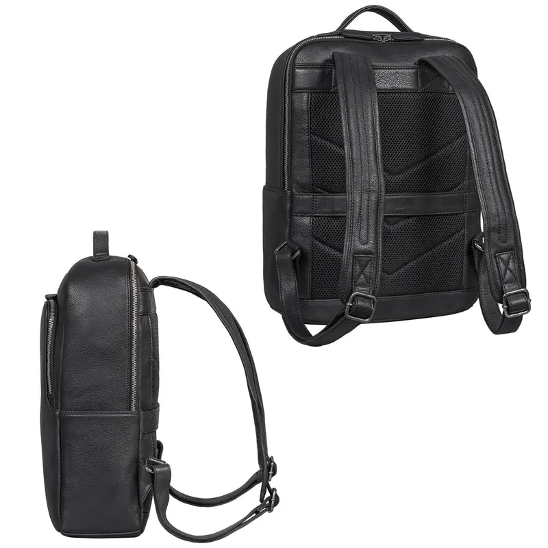 "Sören" Business Rucksack Leder mit Laptop-Fach 15 - 16 Zoll Leder