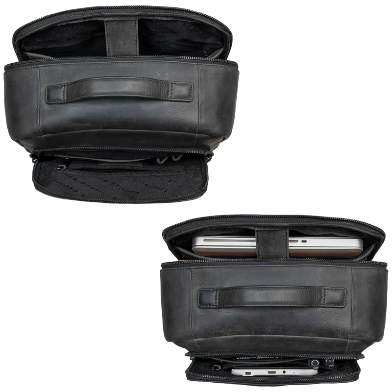 "Sören" Business Rucksack Leder mit Laptop-Fach 15 - 16 Zoll Leder