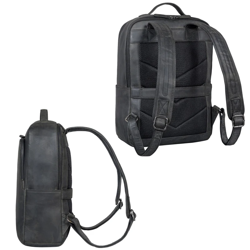"Sören" Business Rucksack Leder mit Laptop-Fach 15 - 16 Zoll Leder