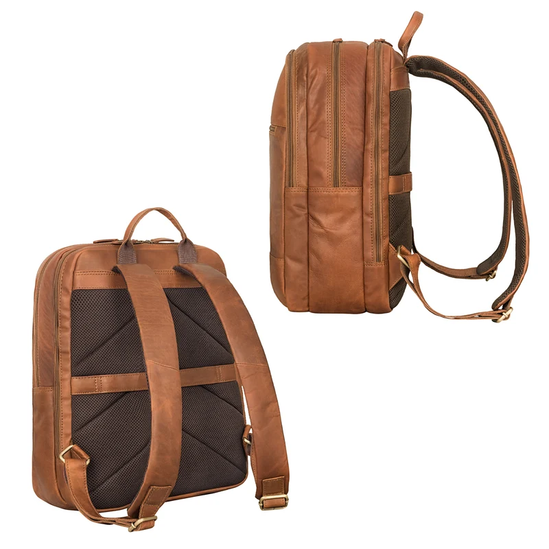"Norbert" Großer Rucksack mit Laptopfach 15,6 Zoll Leder