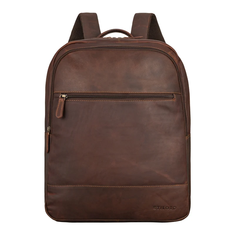 "Norbert" Großer Rucksack mit Laptopfach 15,6 Zoll Leder