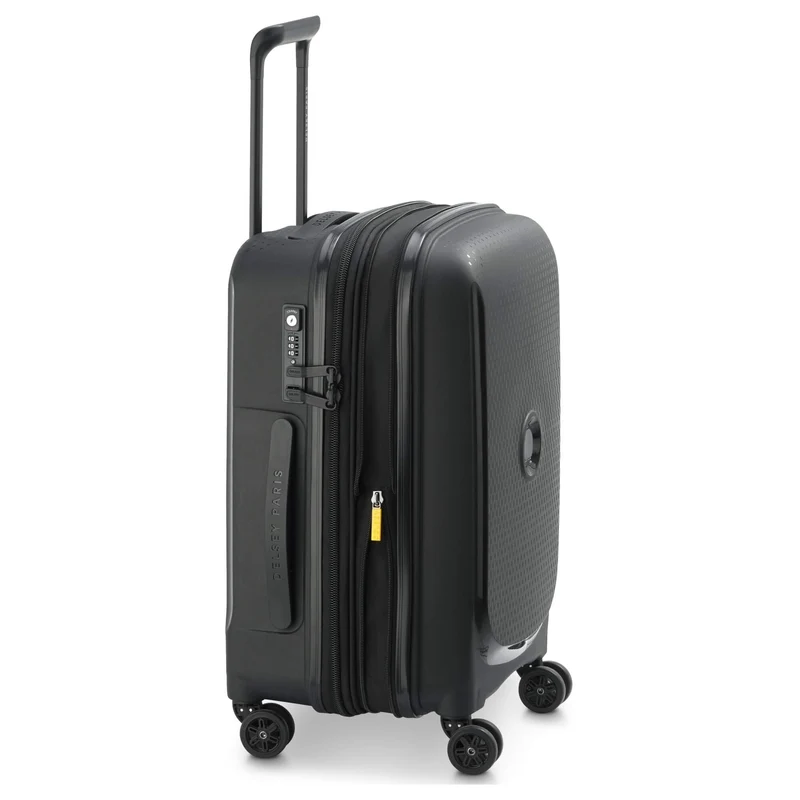 Delsey Paris Belmont Plus - 4-Rollen-Kabinentrolley 55 cm erw. (schwarz)