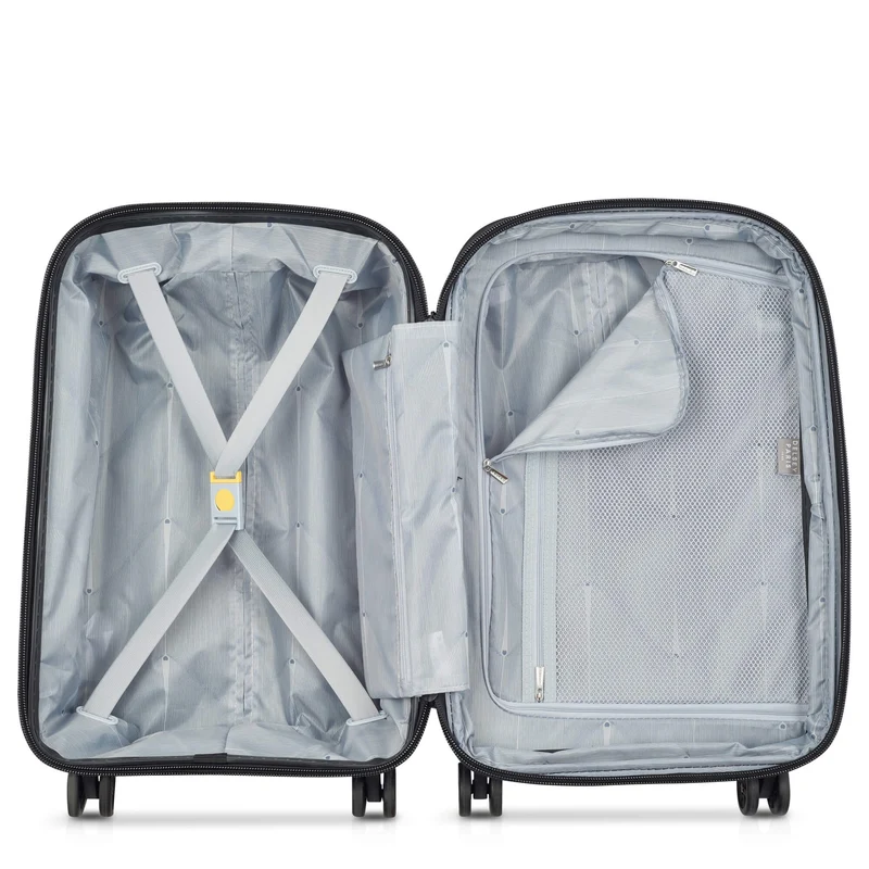 Delsey Paris Belmont Plus - 4-Rollen-Kabinentrolley 55 cm erw. (schwarz)