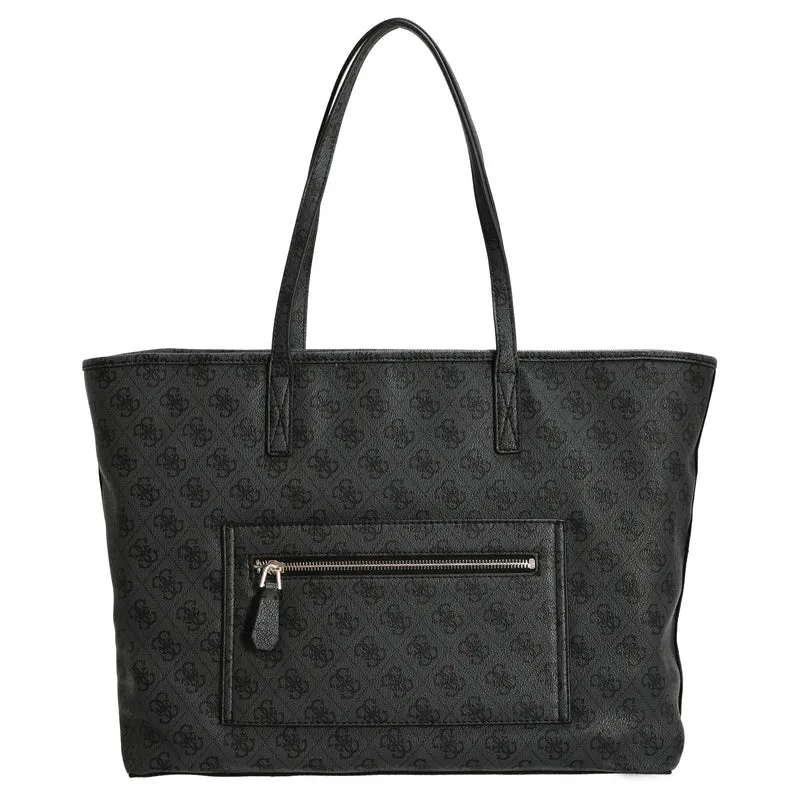 Guess Power Play II Large Tech Tote - Shopper 39 cm (coal logo)