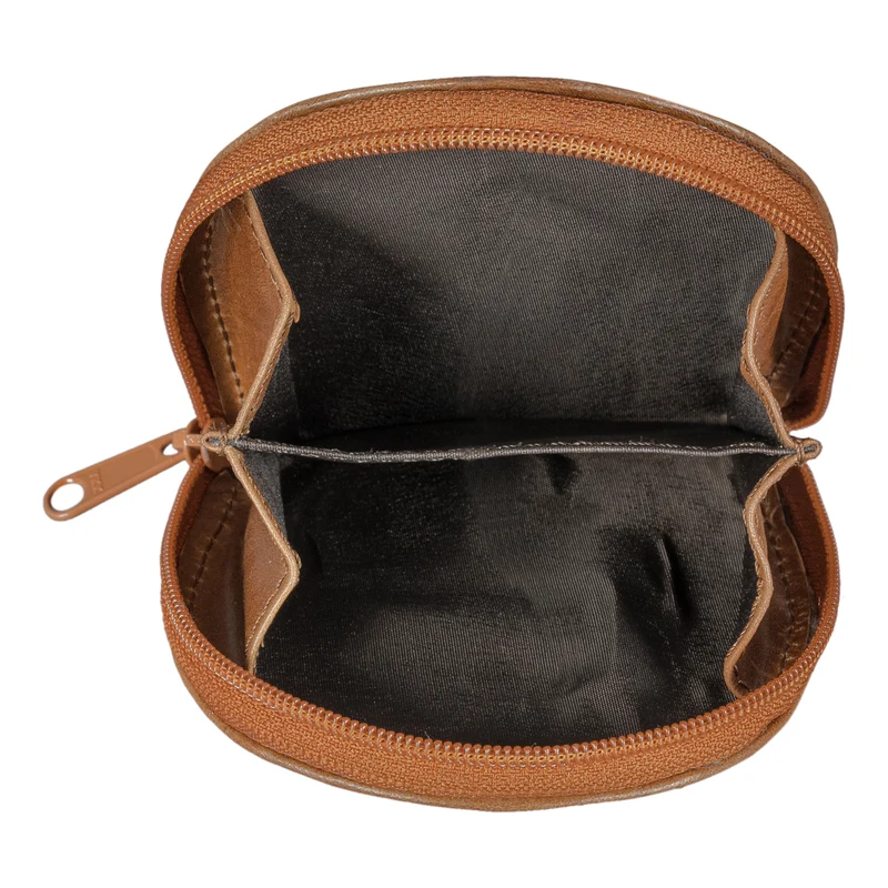 "Benji" Mini Geldbörse aus Leder Wiener Schachtel