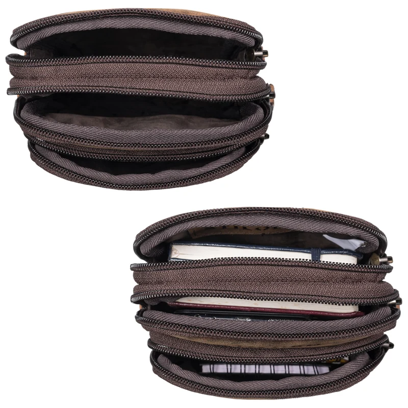 "Tertius" 3-in-1 Herren Umhängetasche Handgelenktasche Gürteltasche