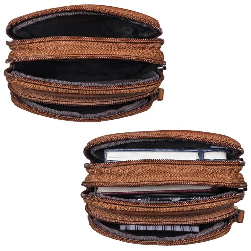 "Tertius" 3-in-1 Herren Umhängetasche Handgelenktasche Gürteltasche