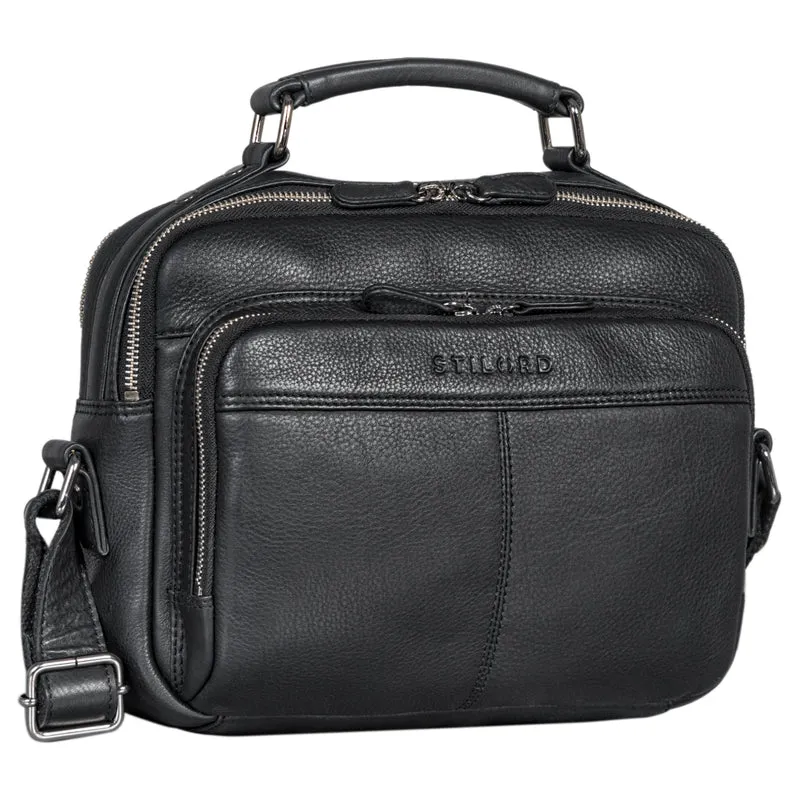 "Kuno" Umhängetasche Herren Leder klein Schultertasche und Handtasche