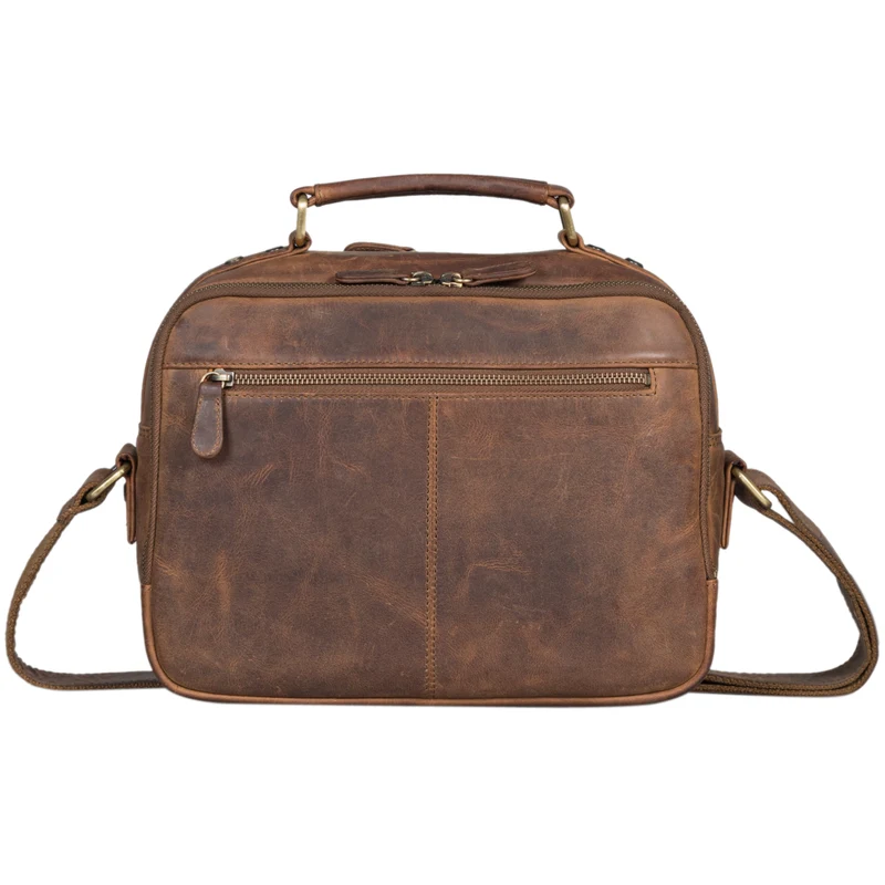 "Kuno" Umhängetasche Herren Leder klein Schultertasche und Handtasche