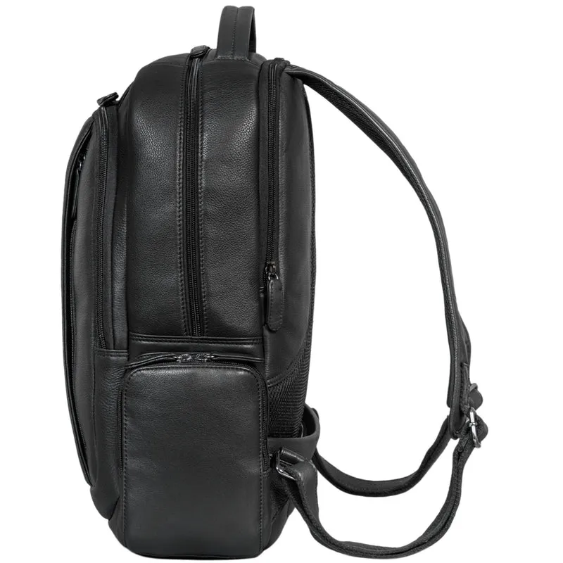 "Waldo" Lederrucksack mit Laptopfach 17,3 Zoll Damen und Herren