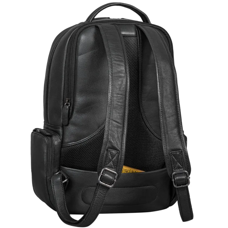 "Waldo" Lederrucksack mit Laptopfach 17,3 Zoll Damen und Herren