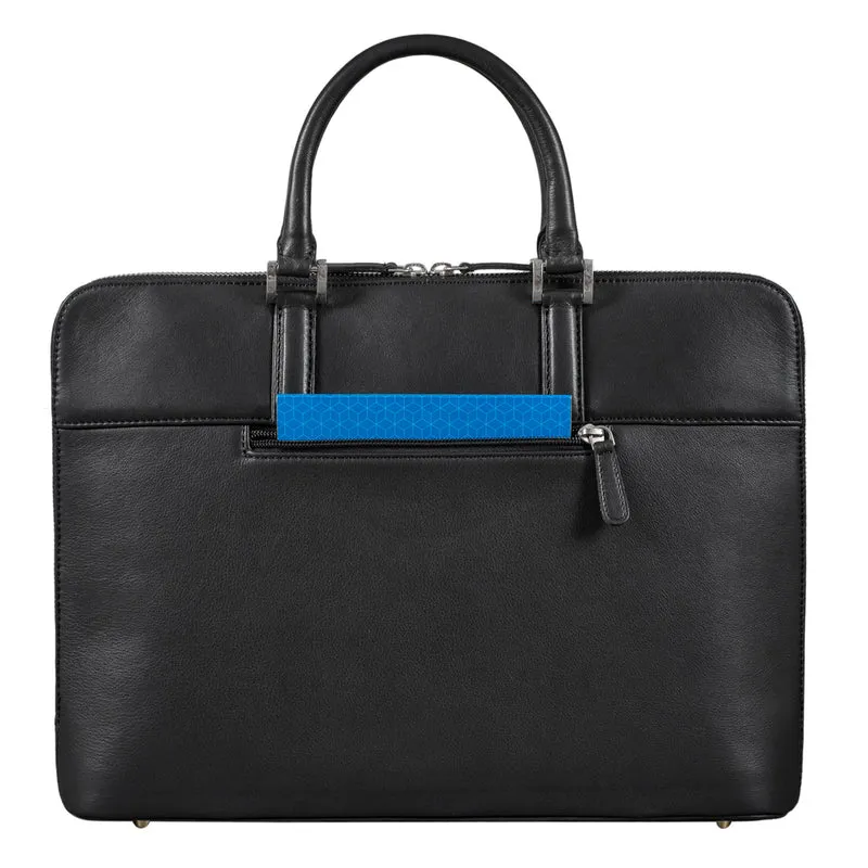 "Clover" Schmale Arbeitstasche Damen Leder Elegant