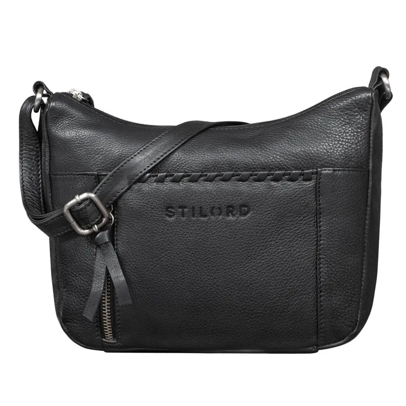"Nia" Damen Umhängetasche Klein Lederhandtasche Elegante Ausgehtasche