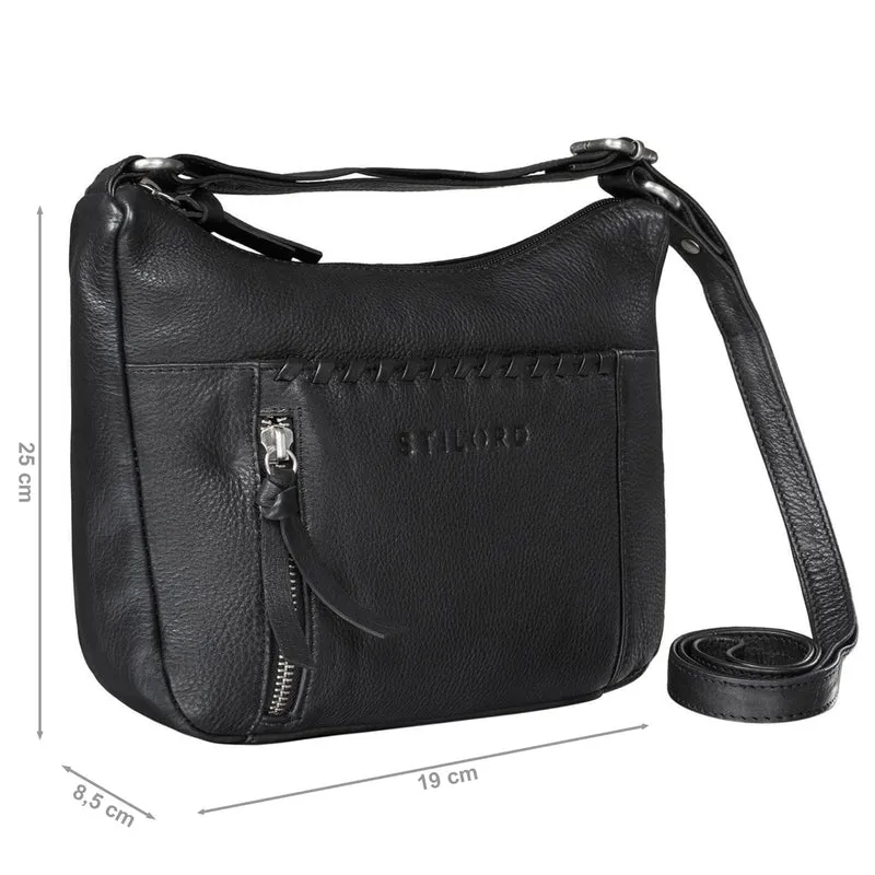 "Nia" Damen Umhängetasche Klein Lederhandtasche Elegante Ausgehtasche