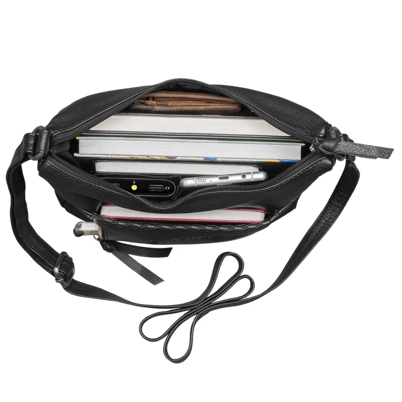 "Nia" Damen Umhängetasche Klein Lederhandtasche Elegante Ausgehtasche
