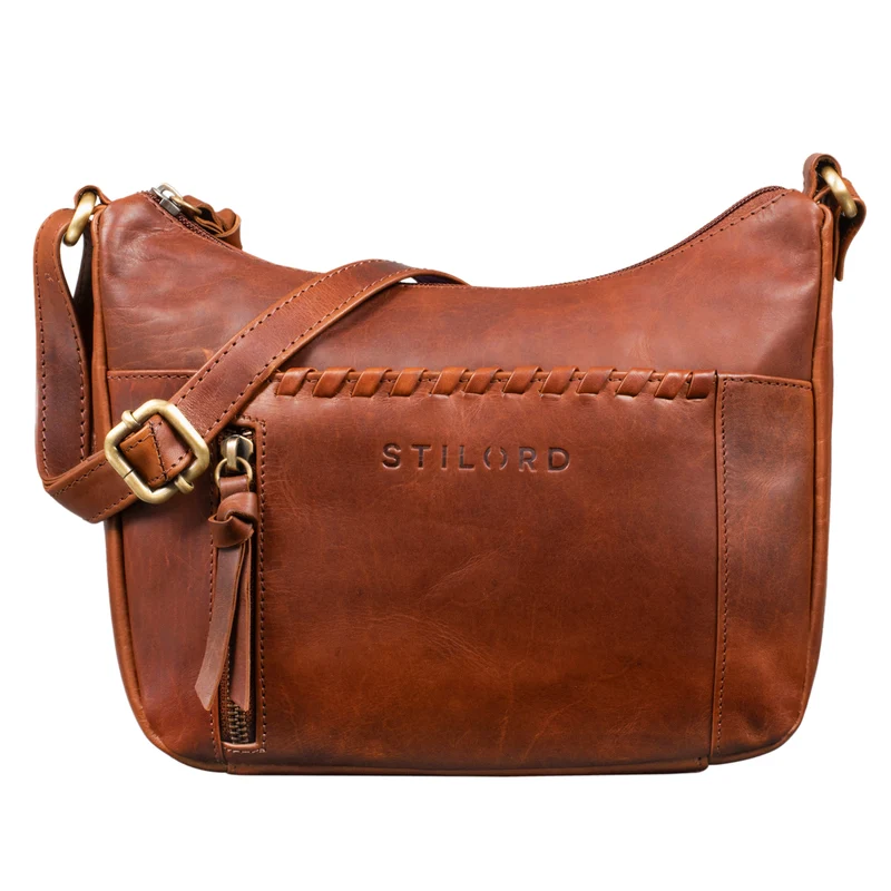 "Nia" Damen Umhängetasche Klein Lederhandtasche Elegante Ausgehtasche