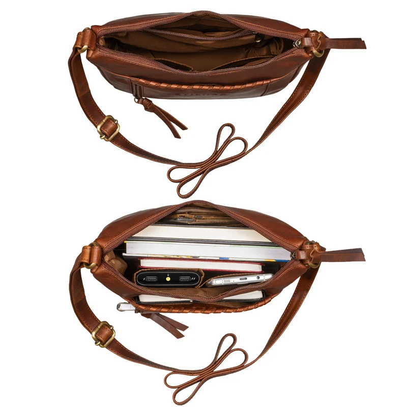 "Nia" Damen Umhängetasche Klein Lederhandtasche Elegante Ausgehtasche