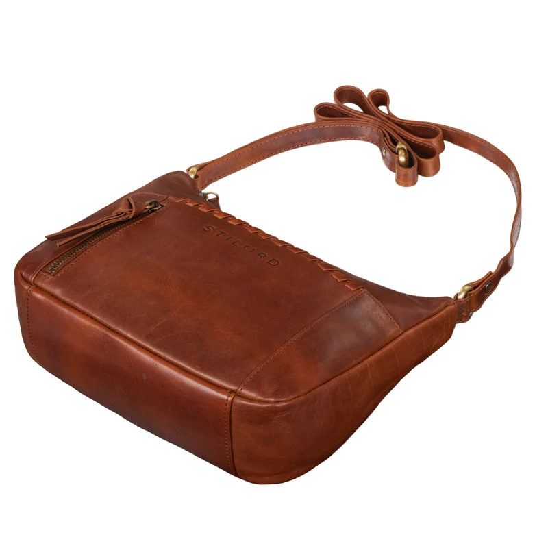 "Nia" Damen Umhängetasche Klein Lederhandtasche Elegante Ausgehtasche