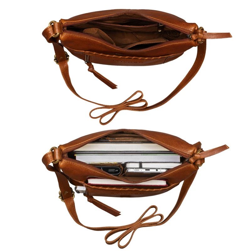 "Nia" Damen Umhängetasche Klein Lederhandtasche Elegante Ausgehtasche