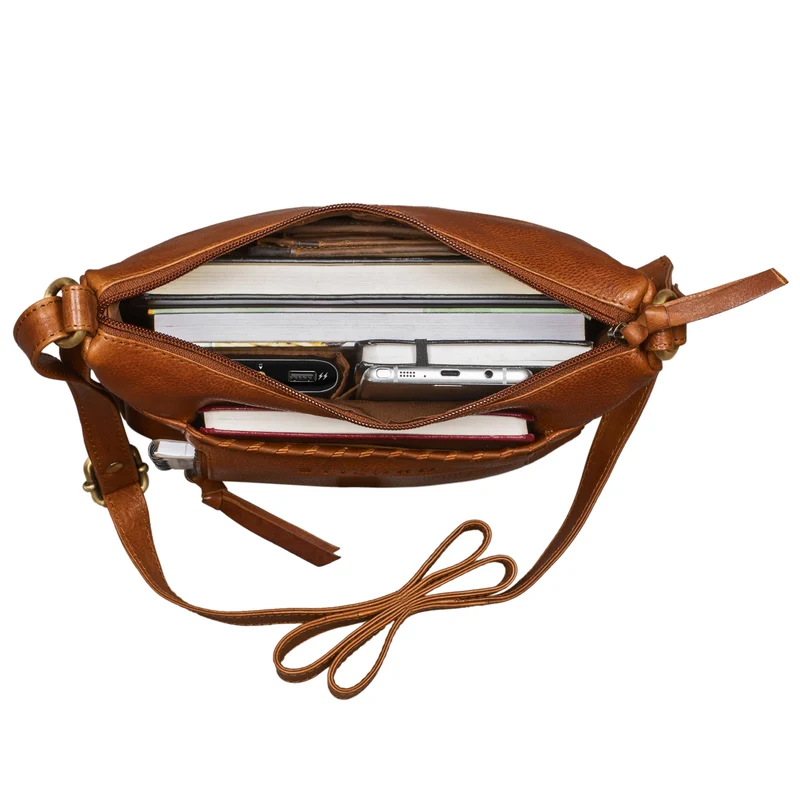 "Nia" Damen Umhängetasche Klein Lederhandtasche Elegante Ausgehtasche
