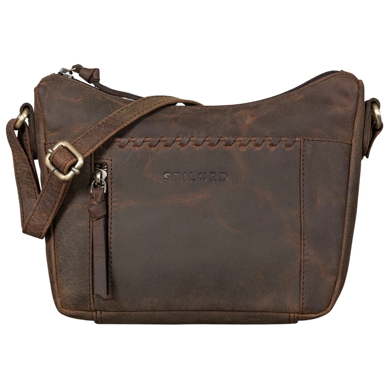 "Nia" Damen Umhängetasche Klein Lederhandtasche Elegante Ausgehtasche
