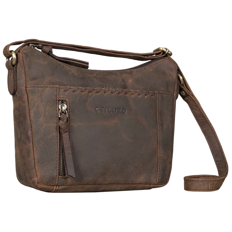 "Nia" Damen Umhängetasche Klein Lederhandtasche Elegante Ausgehtasche