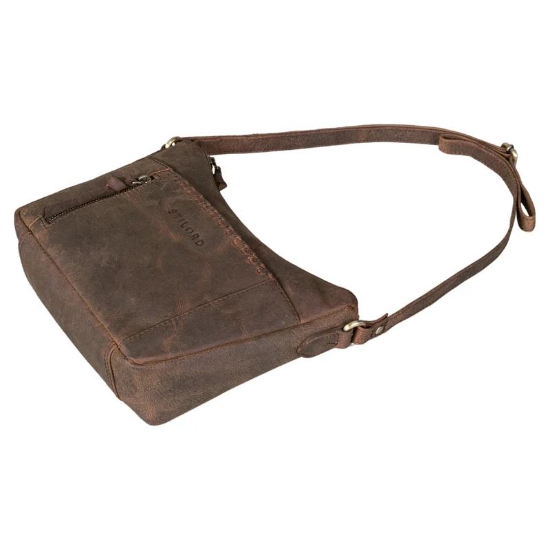 "Nia" Damen Umhängetasche Klein Lederhandtasche Elegante Ausgehtasche