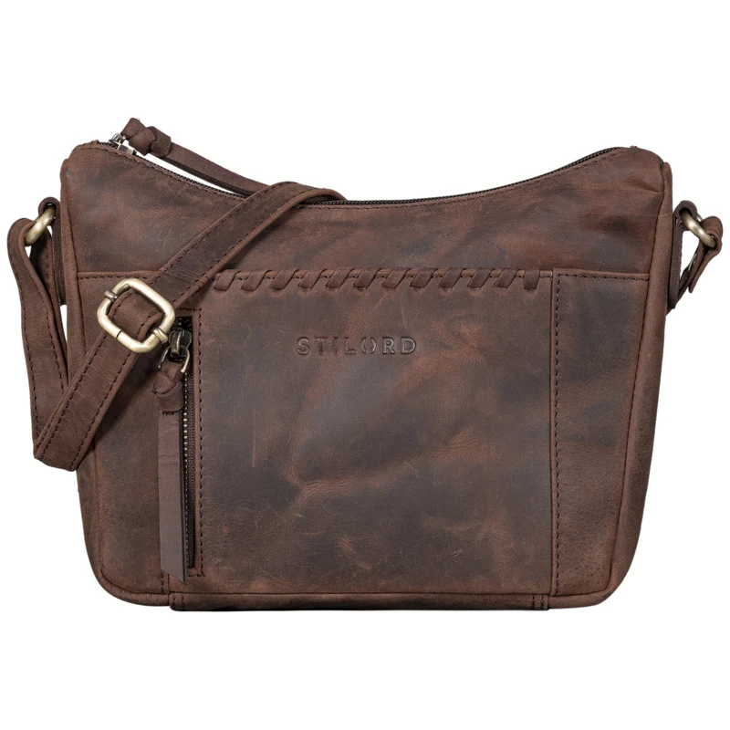 "Nia" Damen Umhängetasche Klein Lederhandtasche Elegante Ausgehtasche